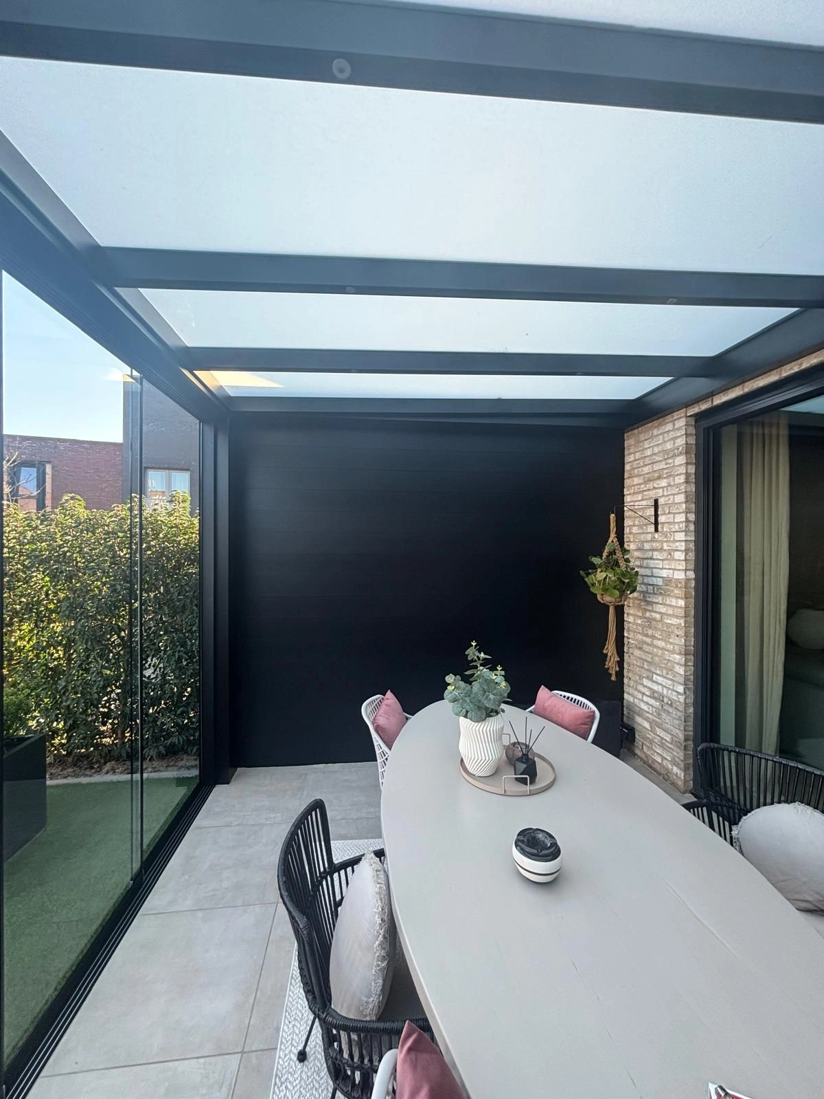 Zijwand Veranda